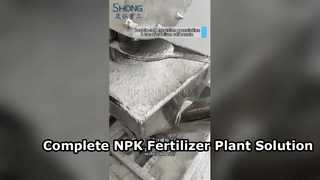 Πλήρη λύση γραμμής παραγωγής λιπασμάτων NPK με το κλειδί στο χέρι