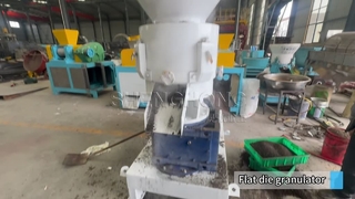 Flat Die Pelleting Machine για Παραγωγή Οργανικών Λιπασμάτων με δυναμικότητα 1-4 τόνους ανά ώρα