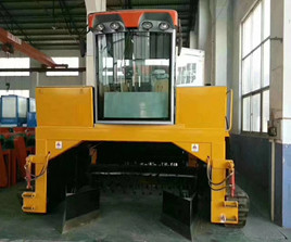 50 T/H Windrow λιπάσματος οργανική γραμμή παραγωγής λιπάσματος του Turner για τη ζωική κοπριά