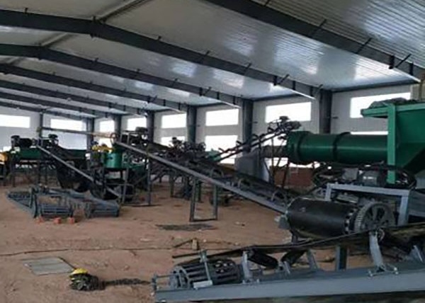 Γραμμή παραγωγής οργανικών λιπασμάτων για περιστέρια