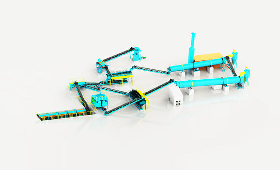 Προηγμένη Γραμμή Παραγωγής Σύνθετου Λιπάσματος NPK Σύστημα Κοκκοποίησης Υψηλής Απόδοσης Για Χωρητικότητα 5-30 TPH