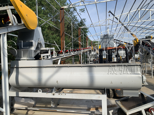 Μηχανή κόκκωσης οργανικών λιπασμάτων υψηλής χωρητικότητας 1-20 τόνους/ώρα