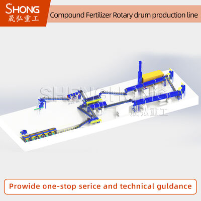 Γραμμή Παραγωγής NPK με Κοκκοποιητή Περιστροφικού Τυμπάνου 100.000 Τόνων/Έτος, με Περιεκτικότητα σε Θρεπτικά Συστατικά 20-48% και Προσαρμοσμένη Ισχύ