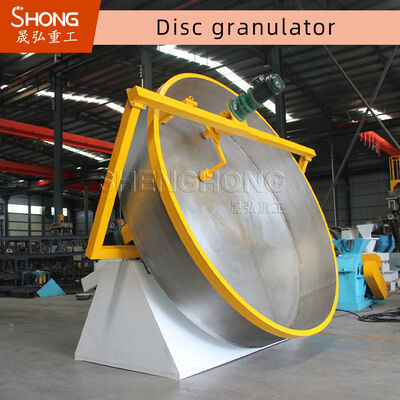 2t/H Granulator δίσκων Pelletizer οργανικά απόβλητα λιπάσματος μηχανών σφαιρών