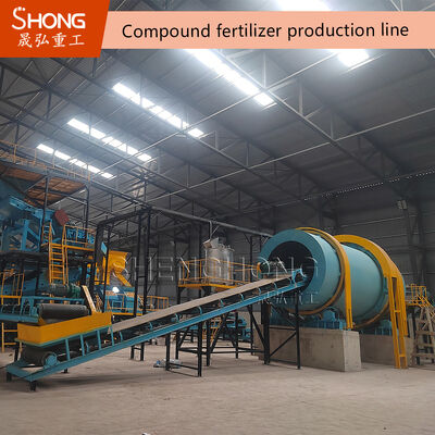 Μηχανή κόκκωσης περιστροφικού τύμπου 380V για λιπάσματα NPK 3-8mm