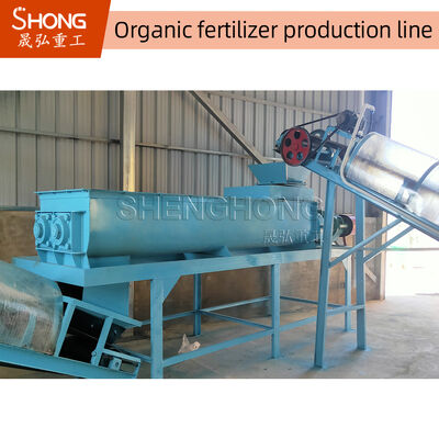 10TPH Γραμμή παραγωγής οργανικών λιπασμάτων για αποθήκες