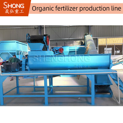 Animal Bio Organic Fertilizer Production Line 380V Waste Cow Kure