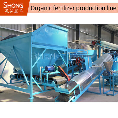 8t/H οργανικό λίπασμα κόκκων σφαιρών κοπριάς κοτόπουλου γύρω από τη στίλβωση της μηχανής