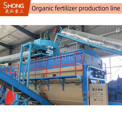 Γραμμή Παραγωγής Organic Fertilizer Granulator Chicken Pig Powder