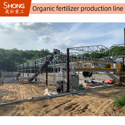 Εξοπλισμός τύμπανο σύνθετων λιπασμάτων για την παραγωγή οργανικών λιπασμάτων από κοπριά