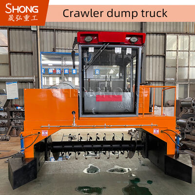 Μηχανή στροφής ζύμωσης FD 3000 Crawler με υδραυλική λειτουργία, ρυθμιζόμενο ύψος και κινητήρα ντίζελ υψηλής ισχύος για αποτελεσματική στροφή λιπασμάτων