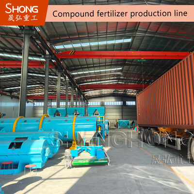 Μηχανή κόκκων λιπασμάτων 12 τ/ώρας χωρητικότητας για την παραγωγή NPK σύνθετων λιπασμάτων με σφαιρικά σωματίδια 1-3 mm και ρυθμιζόμενο περιεχόμενο NPK 20%-48%