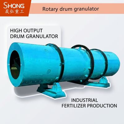 Μηχανή κόκκωσης λιπασμάτων τύπου τύπου τύπου βαρέλι άνθρακα για μεγάλη παραγωγή