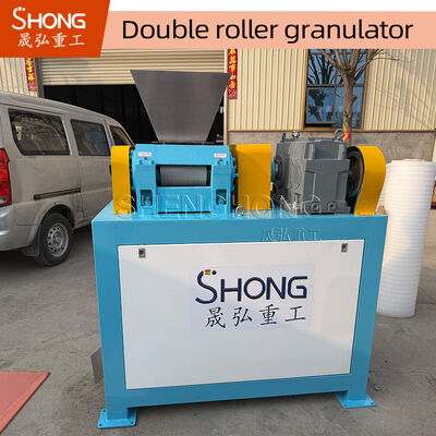 Μηχανή Granulator Double Roller Potash Fertilizer με υψηλό ρυθμό κόκκωσης και ρυθμιζόμενη ταχύτητα