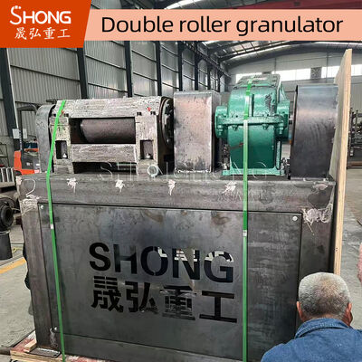 18.5kw Δύναμη Carbon Steel Double Roller Press Granulator Machine για 1.5-2.5 τόνους ανά ώρα Παραγωγή σύνθετων λιπασμάτων