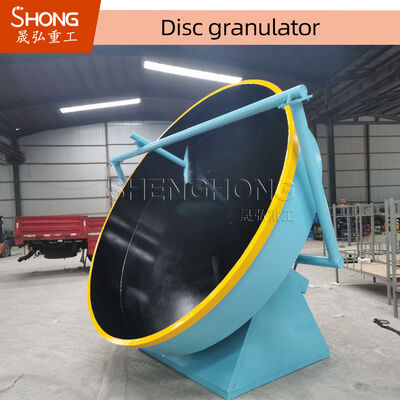 Μεγάλη απόδοση δίσκος Granulator με 93% ποσοστό κοκκίνωσης κατασκευή από χάλυβα άνθρακα και δεν απαιτούνται βίδες άγκυρας