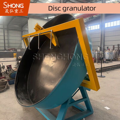 Δίσκος συνδυασμού λιπασμάτων Granulator με ρυθμιζόμενη γωνία δίσκου υψηλό ποσοστό κόκκωσης και ανθεκτική κατασκευή για χημική σκόνη