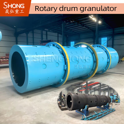 8t/H 11.5r/Min Tambor Rotatorio Resistente a la Corrosión Granulador para Producción de Fertilizantes Compuestos NPK