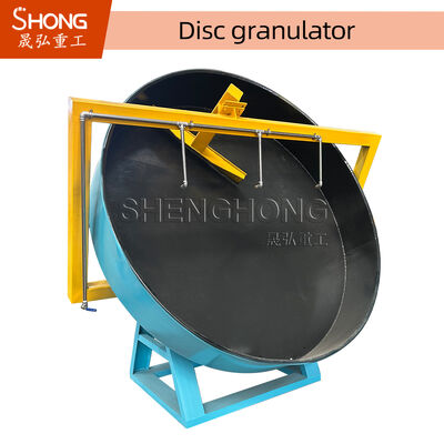 Granulador de disco de acero al carbono de estructura simple para gránulos de fertilizante en forma de bola