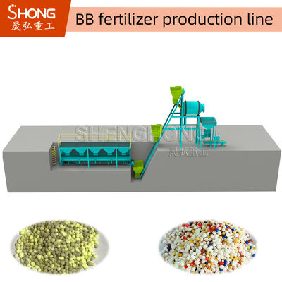Προσαρμοσμένο BB Mixer λιπασμάτων με 380 τάση και 1 έτος εγγύηση για την γραμμή παραγωγής λιπασμάτων