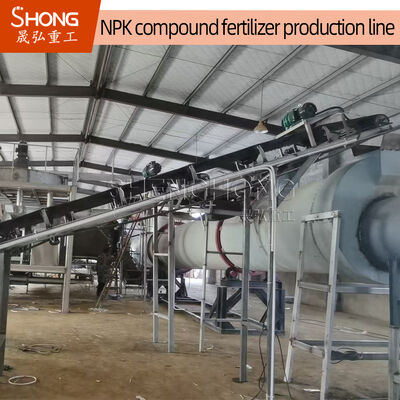Γραμμή Παραγωγής Λιπασμάτων Dry Process NPK με χωρητικότητα 5-100 T/H για οβάλ κόκκους