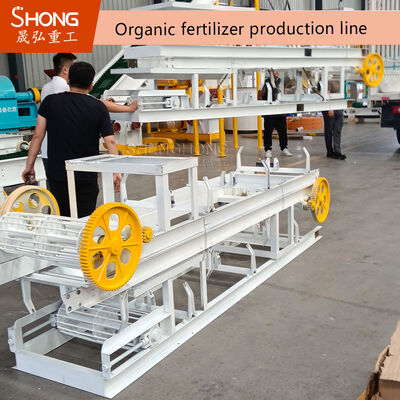 Organic Fertilizer Production Line with Overseas Engineer Installation 12-Month Warranty and Granulation Rate >95%