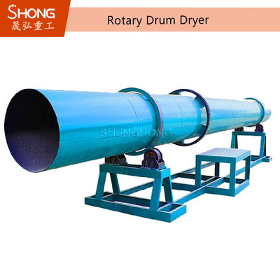 Ενεργειακή εξοικονόμηση rotary drum dryer 1-50 τόνους ανά ώρα Ecofriendly rotary dryer για την παραγωγή λιπασμάτων
